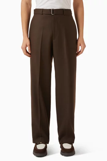 Nash Pleated Pants in Wool