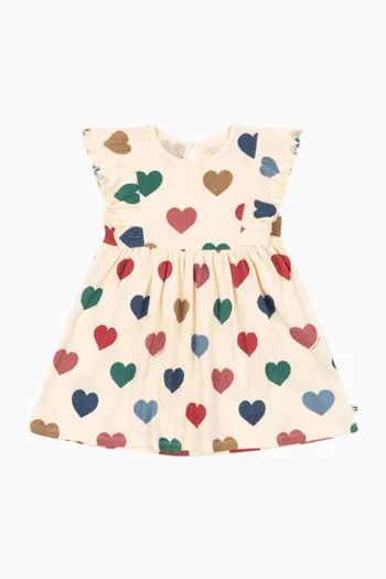 Chleo Heart-print Dress