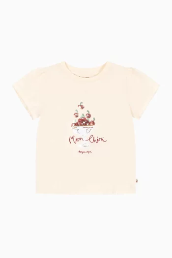 Famo Graphic-print T-shirt in Organic-cotton
