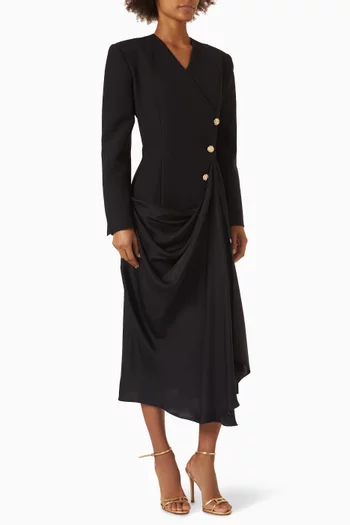 Stella Midi Dress in Viscose