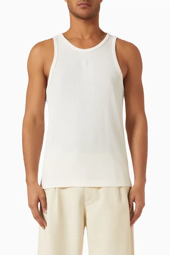 Monogram Vest in Piqué-jersey, Set of 2