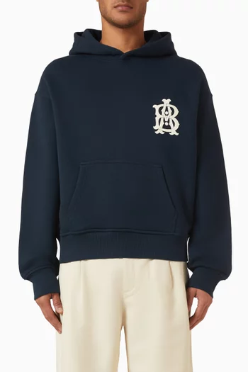 Monogram Hoodie in Loopback Cotton