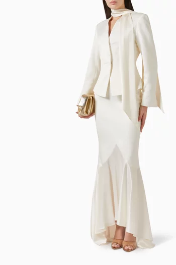 Beatrix Tailored Scarf Top