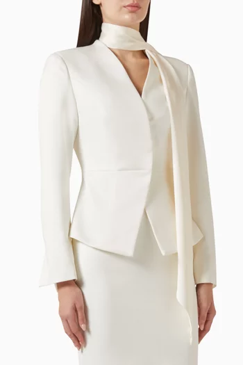 Beatrix Tailored Scarf Top