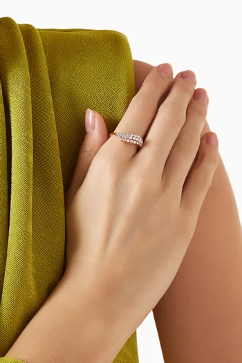 Scala Diamond Ring in 18kt Rose Gold