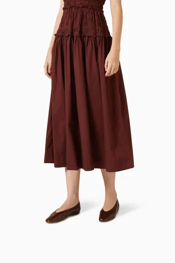 Caret Ballet Flats in Leather