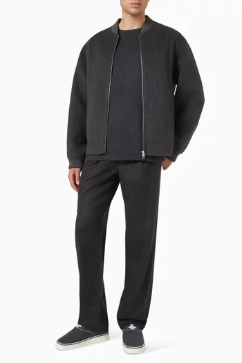 Straight-leg Pants in Wool Blend