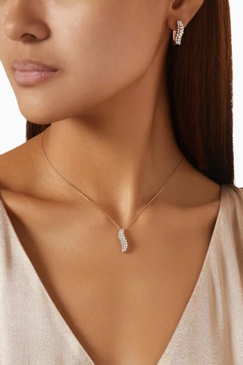 Scala Diamond Necklace in 18kt Rose Gold