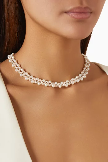Danah Pearl Choker in 18kt Gold