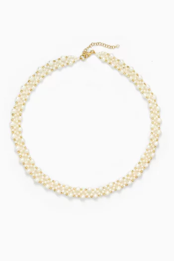 Danah Pearl Choker in 18kt Gold