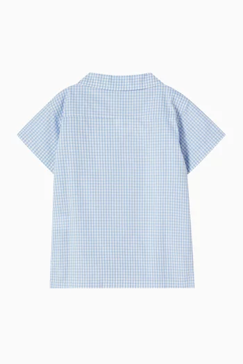 Evan Check Shirt in Cotton