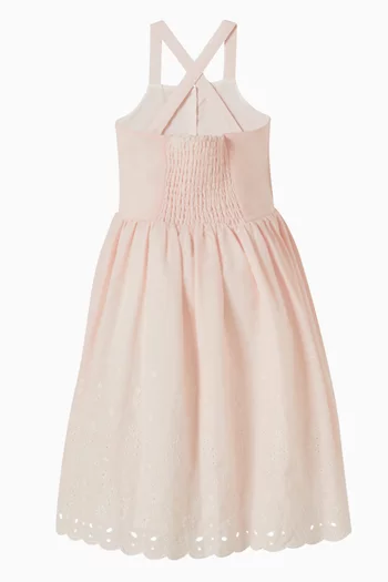 Sleeveless Dress in Cotton