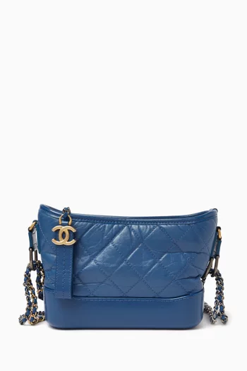 Small Gabrielle Shoulder Bag in Quilted Leather