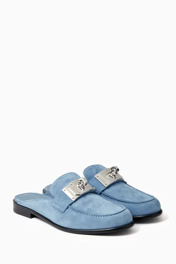 Unused Lota Mules in Suede, EU 38