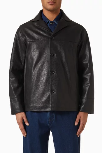 Jack Grunge Jacket in Leather