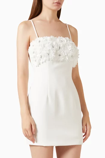 Solenne Floral-embellished Dress