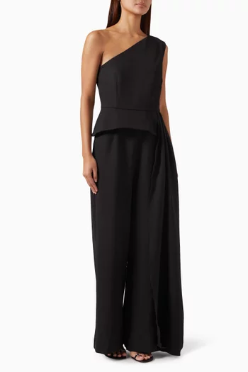 Solenne One-shoulder Jumpsuit