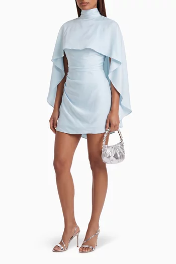 Auriella Cape Mini Dress