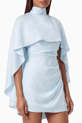 Auriella Cape Mini Dress