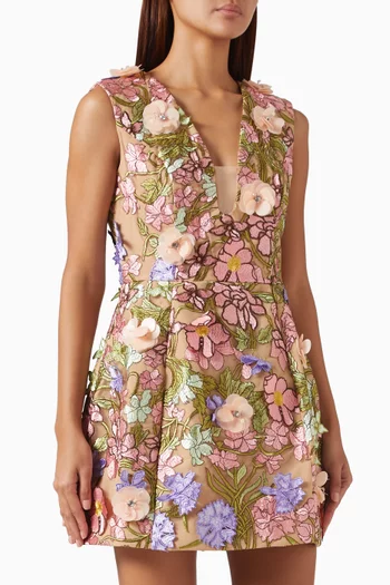 Fiora 3D Floral Tulip Dress