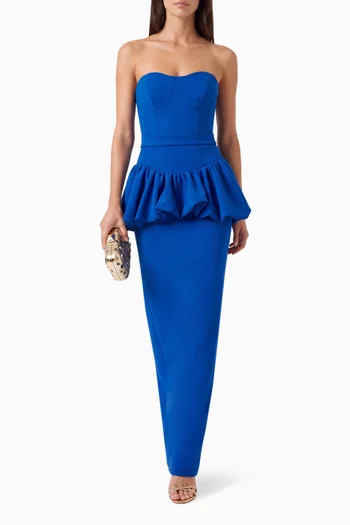 Peplum Gown