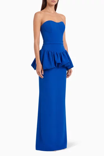 Peplum Gown