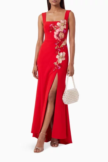 Fleurisca Embroidered Gown