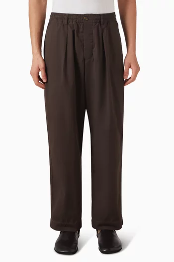 Oxford Pants in Micro Canvas