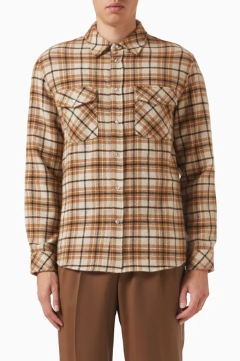 Timber Checked Shirt in Cashmere