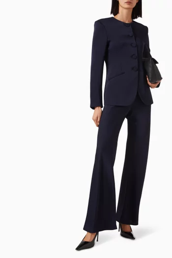 Wryllen Tailored Jacket in Satin