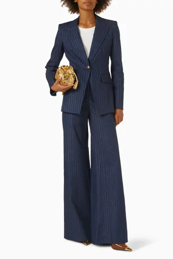 Ledger Wide-Leg Pants in Denim