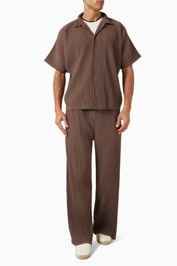 Pleated Boxy Shirt
