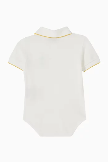 Polo Bodysuit in Cotton
