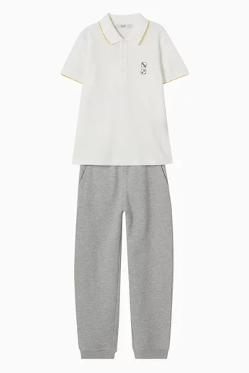 Elastic Sweatpants in Fleece