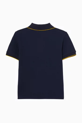 Logo Polo T-shirt in Knit