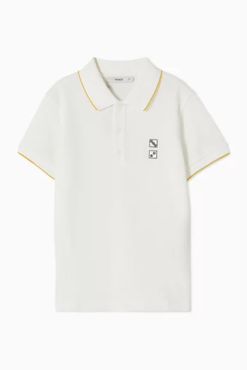 Logo Polo T-shirt in Knit