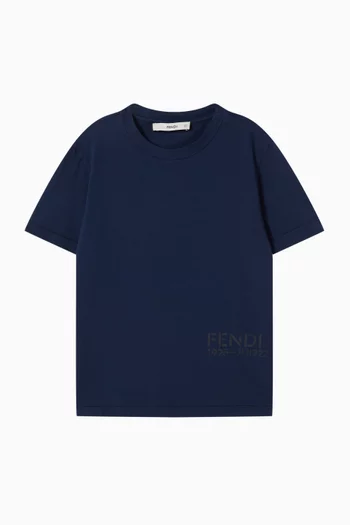 Logo T-shirt in Fleece