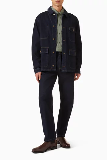 Garment Dyed Shirt in Cotton-twill