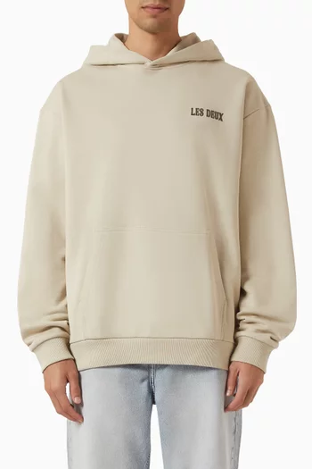 Woods Logo Hoodie in Fleece