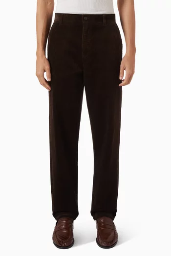 Tapered Pants in Corduroy