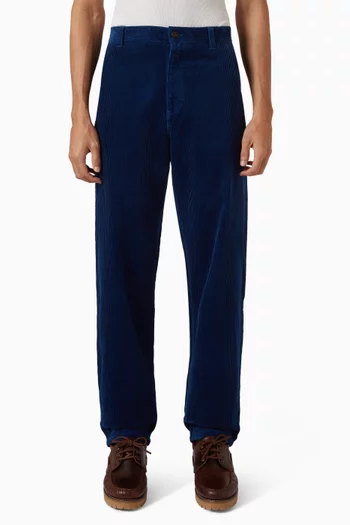 Tapered Pants in Corduroy