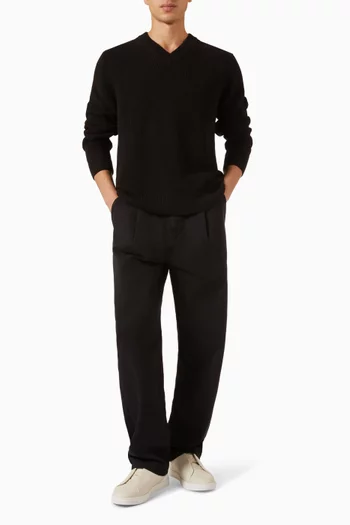 Pleated Chino Pants