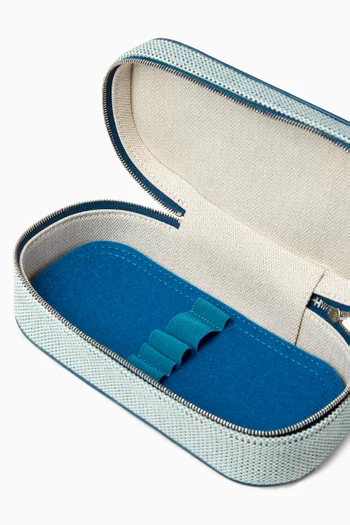 Unused Escale Case in Tricolor H Canvas