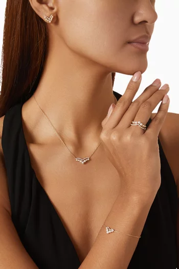 Danah Diamond & Pearl Ring in 18kt Gold