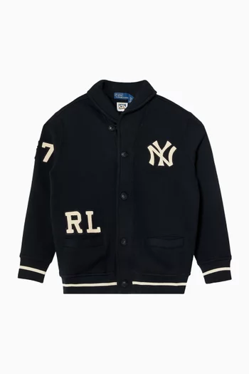 Logo Knitted Blazer