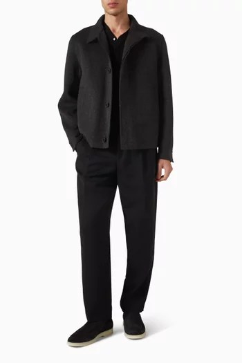 Relaxed-fit Pants in Wool-blend