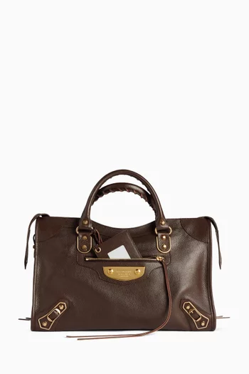 Medium Le City Uptown Bag in Goatskin