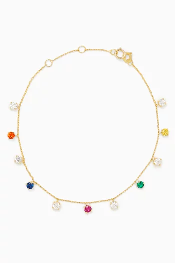 Starlight Charm Bracelet in 18kt Gold