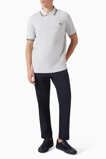 Twin Tipped Polo T-shirt in Cotton