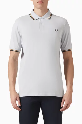 Twin Tipped Polo T-shirt in Cotton